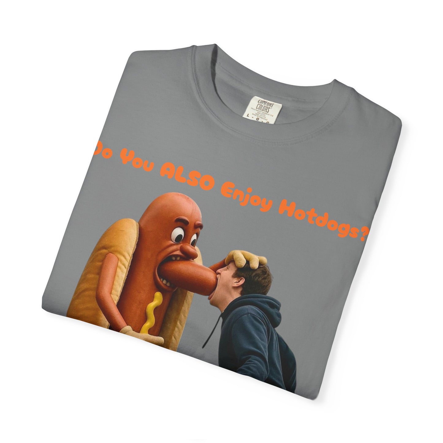 Man Eats Hotdog! - T-Shirt