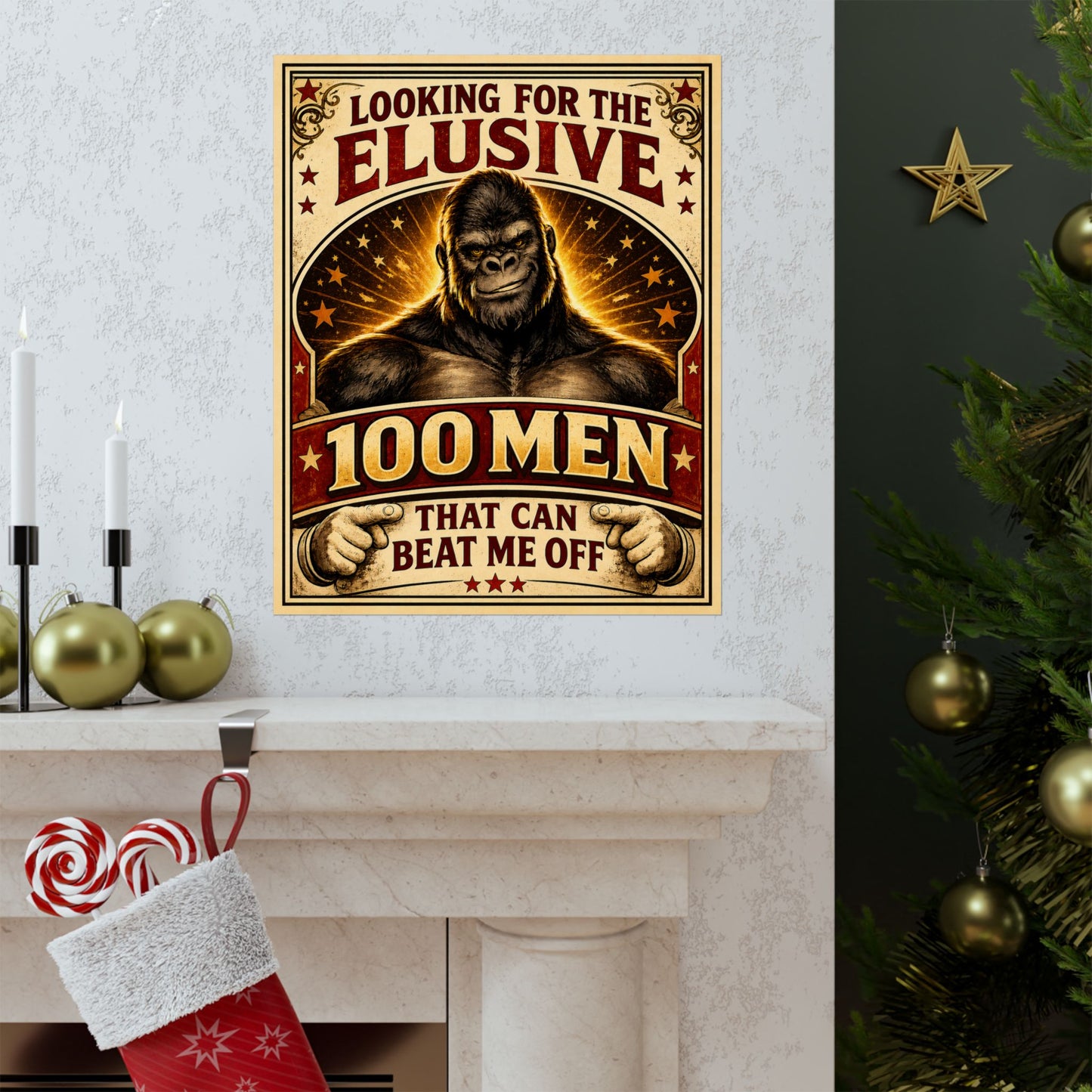 100 Men - Matte Vertical Posters