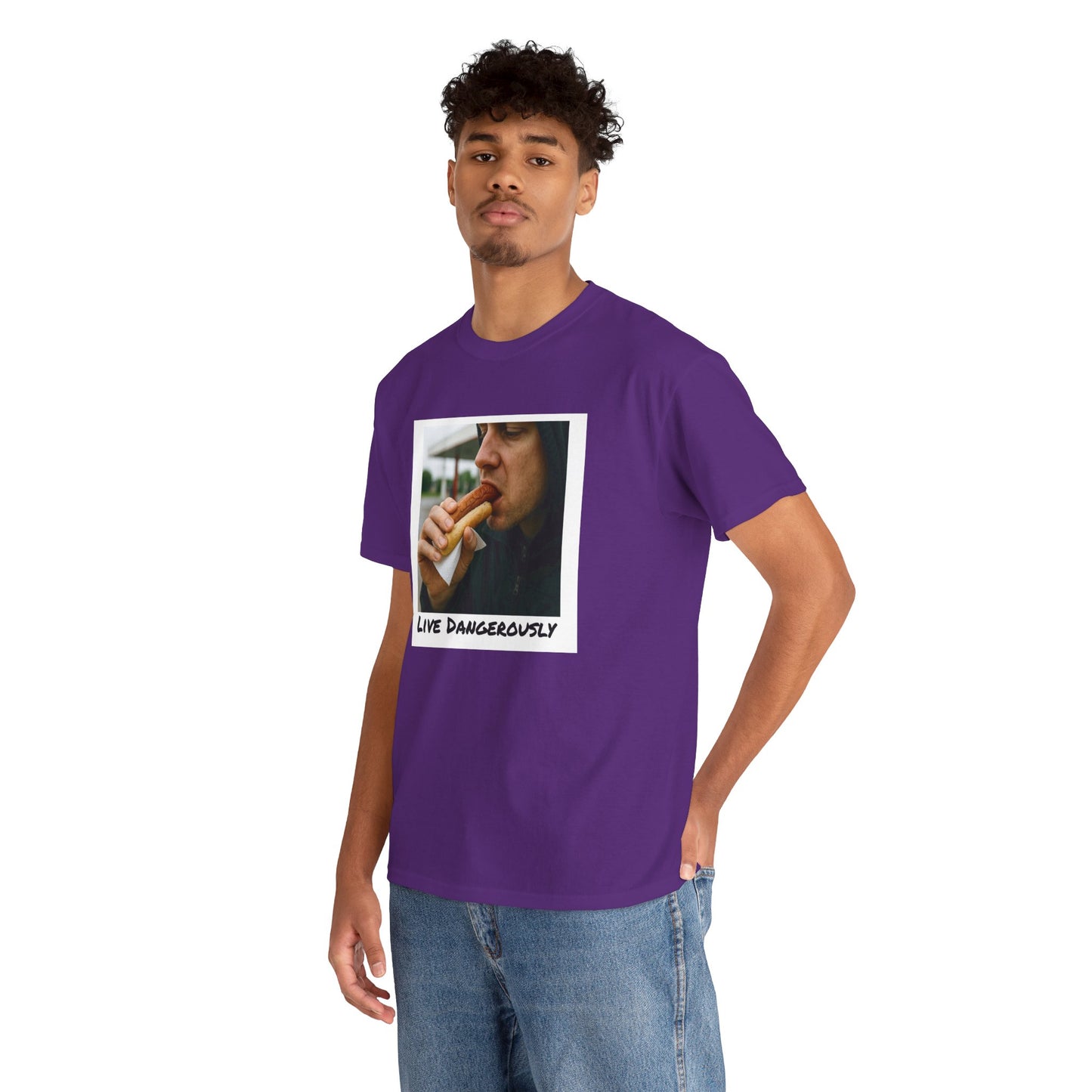 Live Dangerously - Unisex Graphic Print T-Shirt
