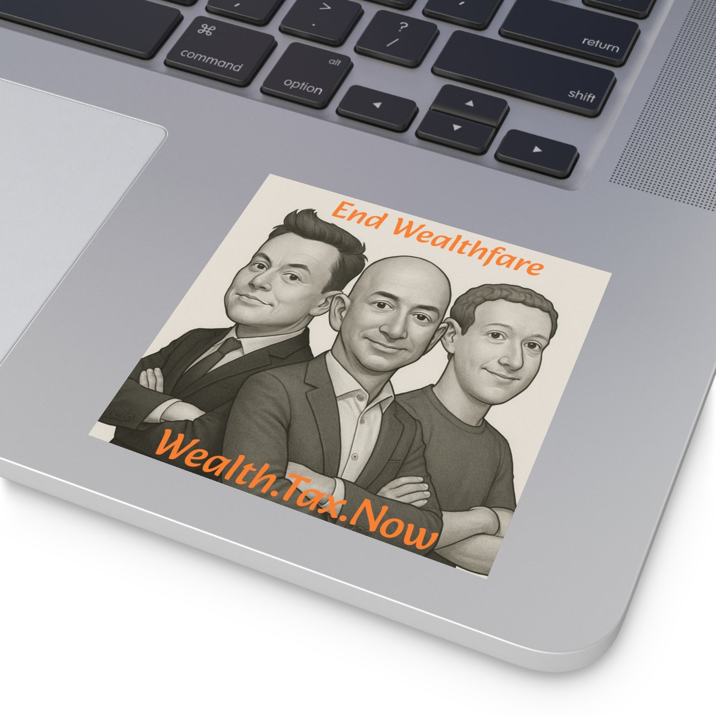 Wealthfare - Square Stickers