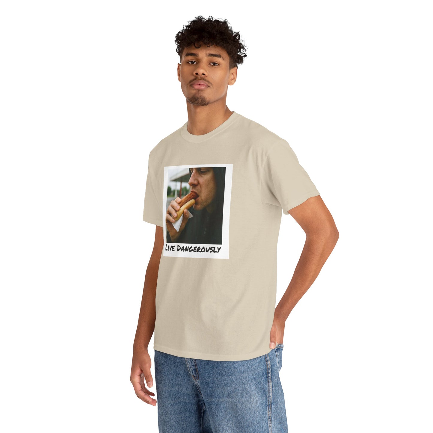 Live Dangerously - Unisex Graphic Print T-Shirt