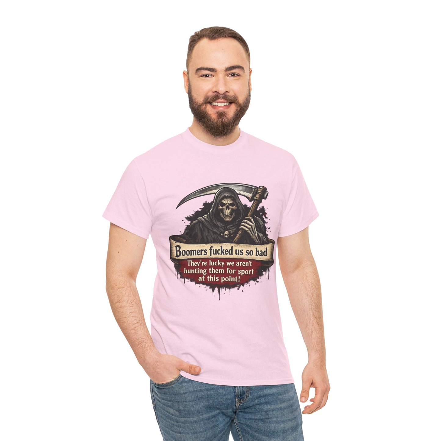 Boomers Fucked Us - Unisex Heavy Cotton Tee