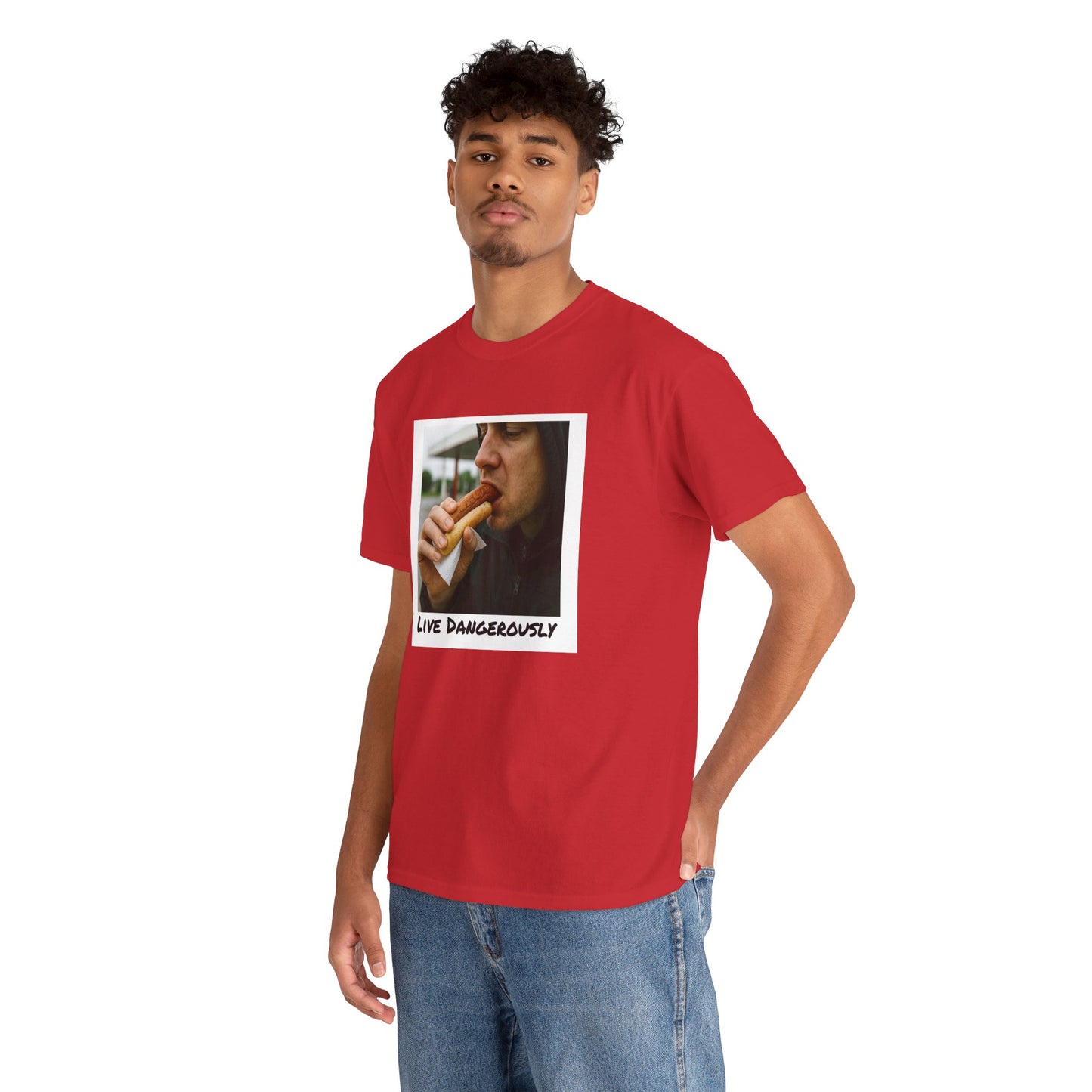 Live Dangerously - Unisex Graphic Print T-Shirt