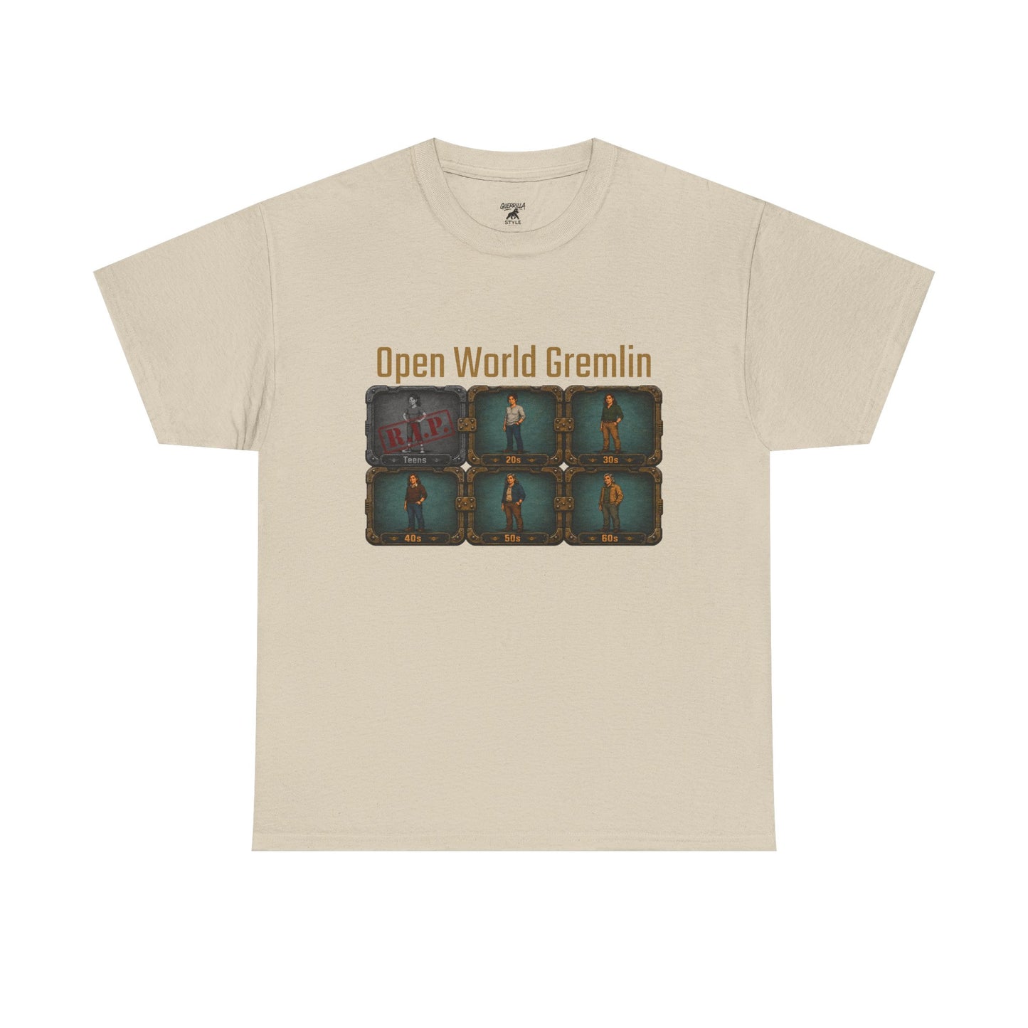 Open World Gremlin - Unisex Heavy Cotton Tee
