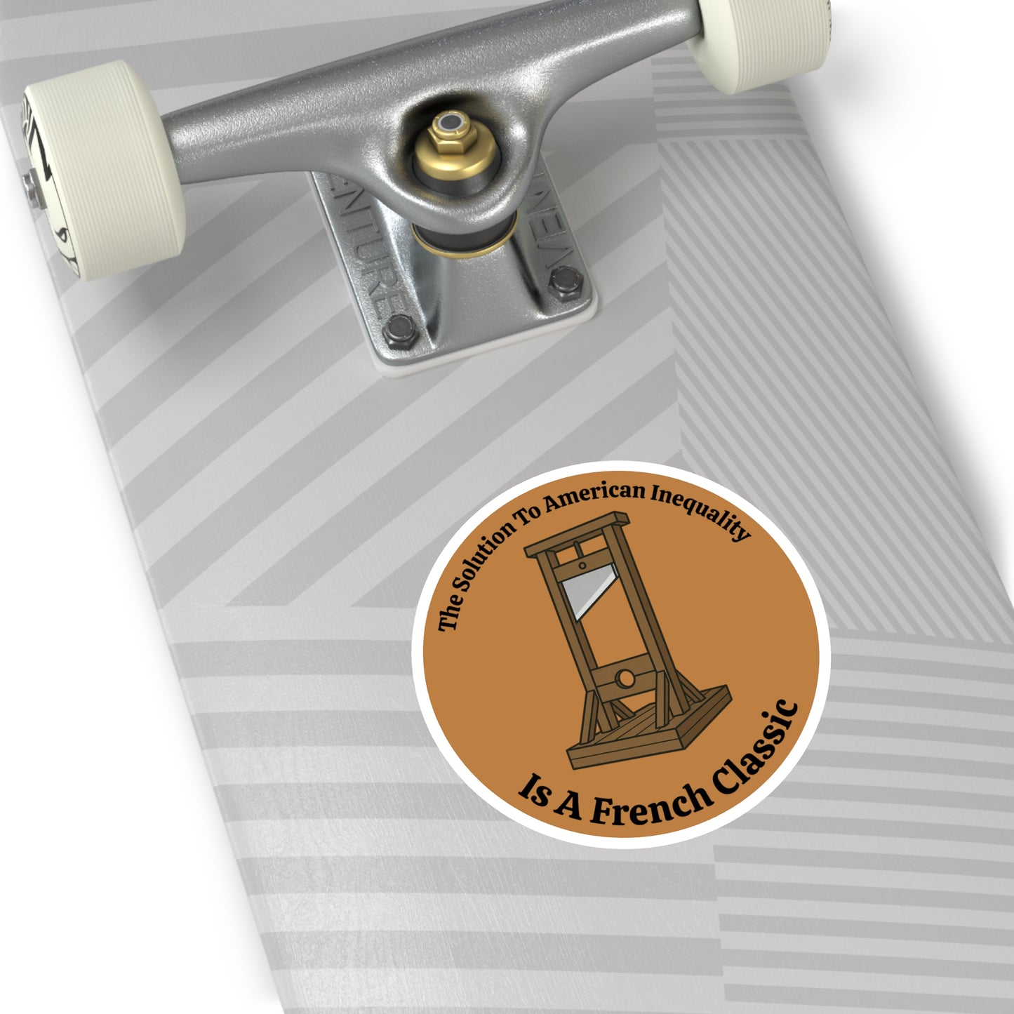 French Classic - Round Vinyl Sticker