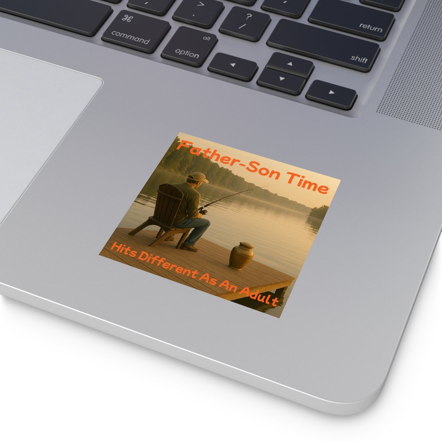 Father-Son Time - Square Sticker