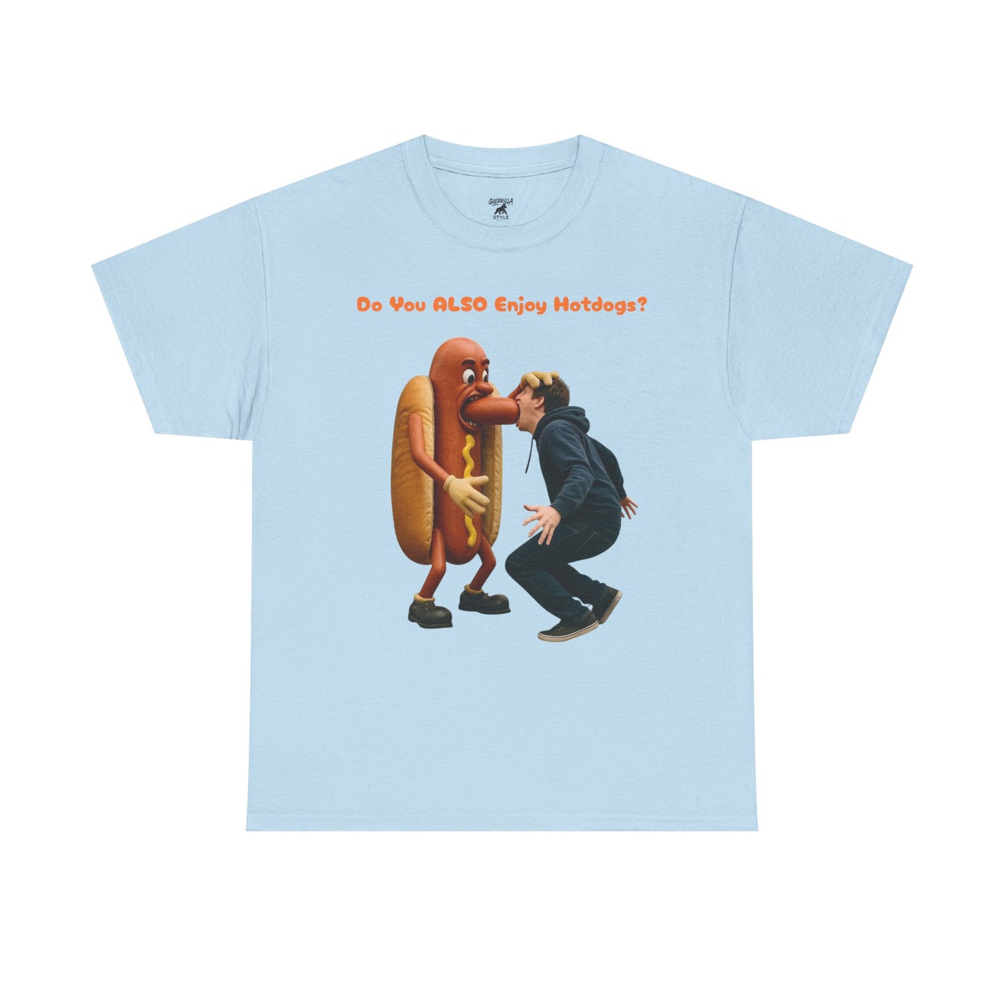 Man Eats Hotdog! - T-Shirt