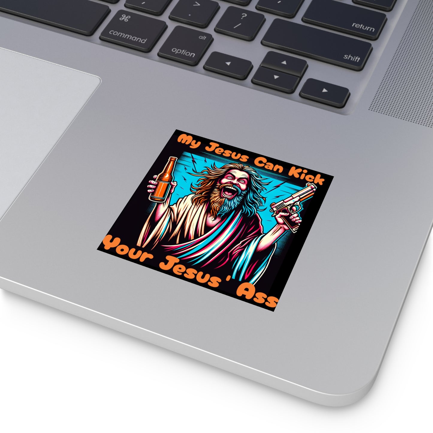 Jesus v Jesus - Square Stickers