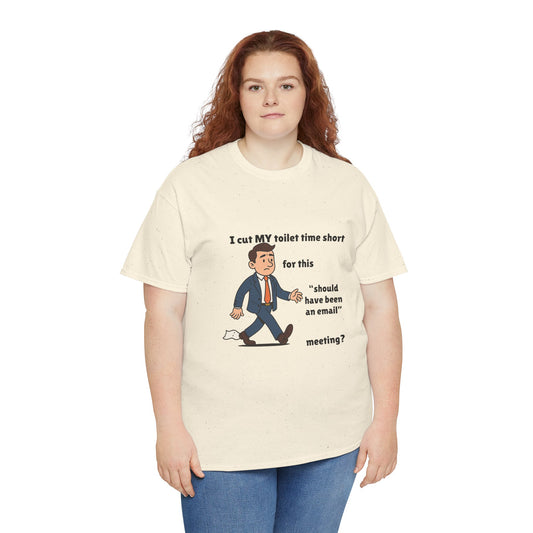 Toilet Time - Unisex Cotton Crew Tee