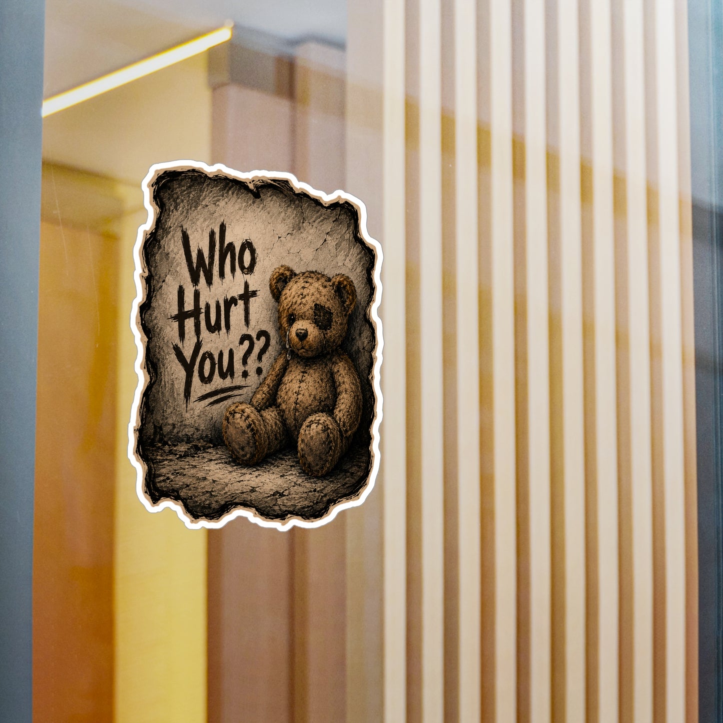 Who Hurt You - Kiss-Cut Vinyl Decals