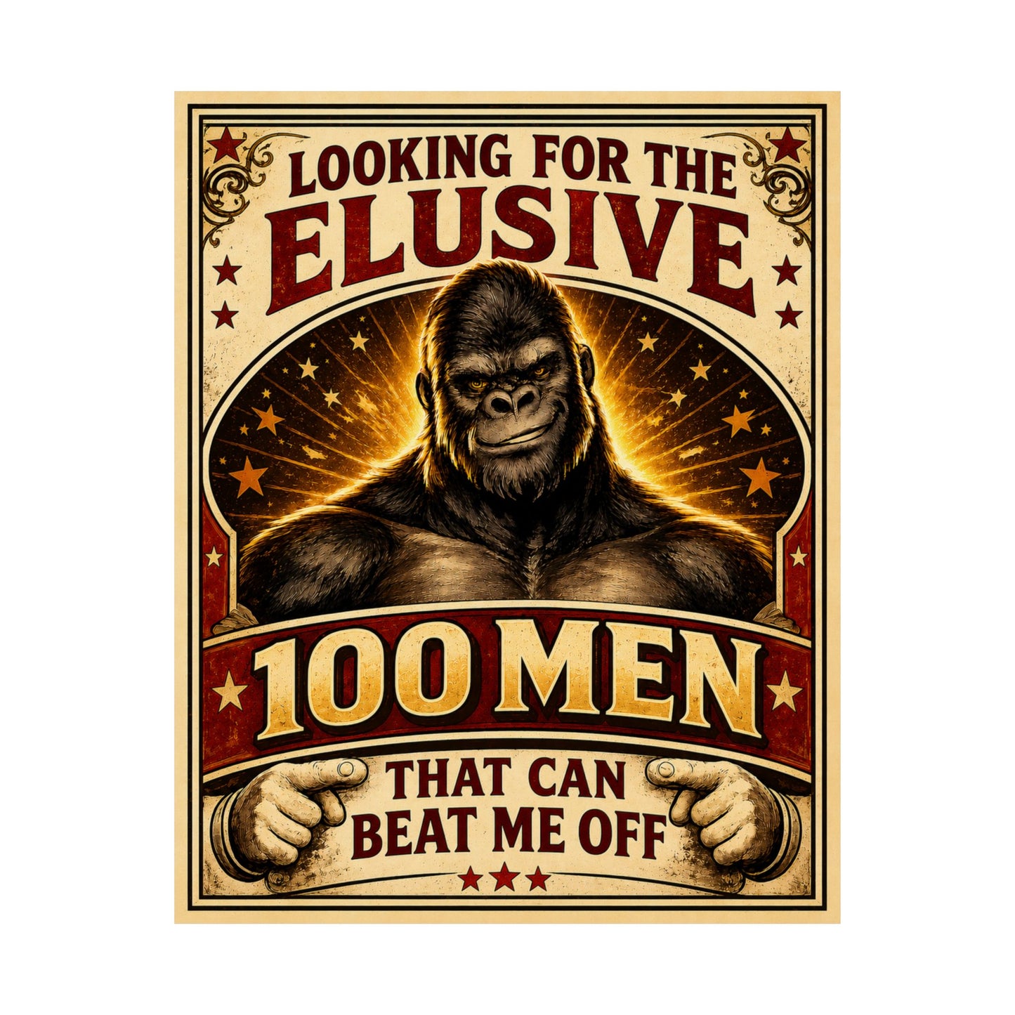100 Men - Matte Vertical Posters