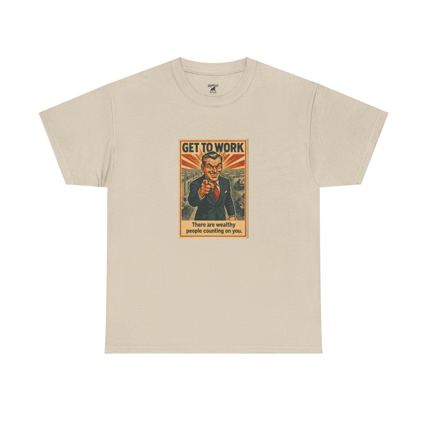 Get To Work - Unisex Heavy Cotton Tee