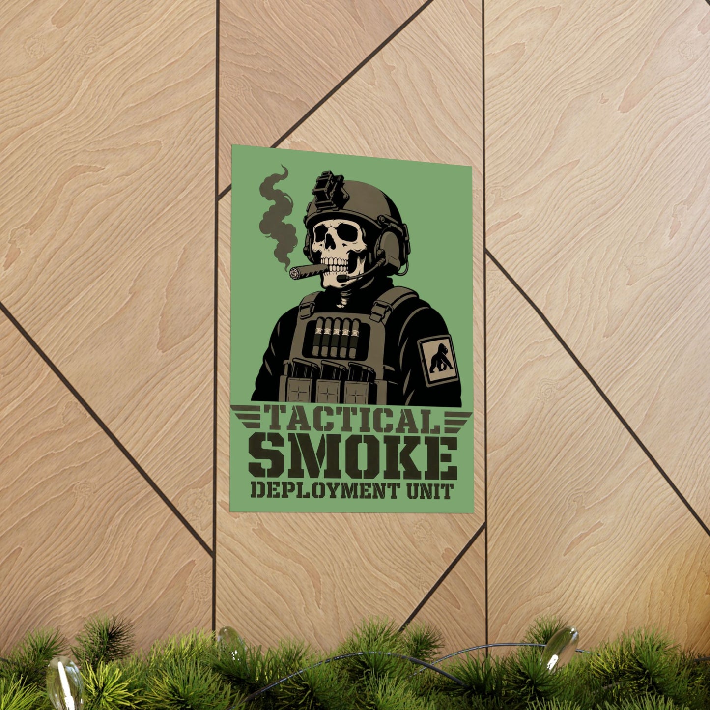 Tactical Smoke - Matte Vertical Posters