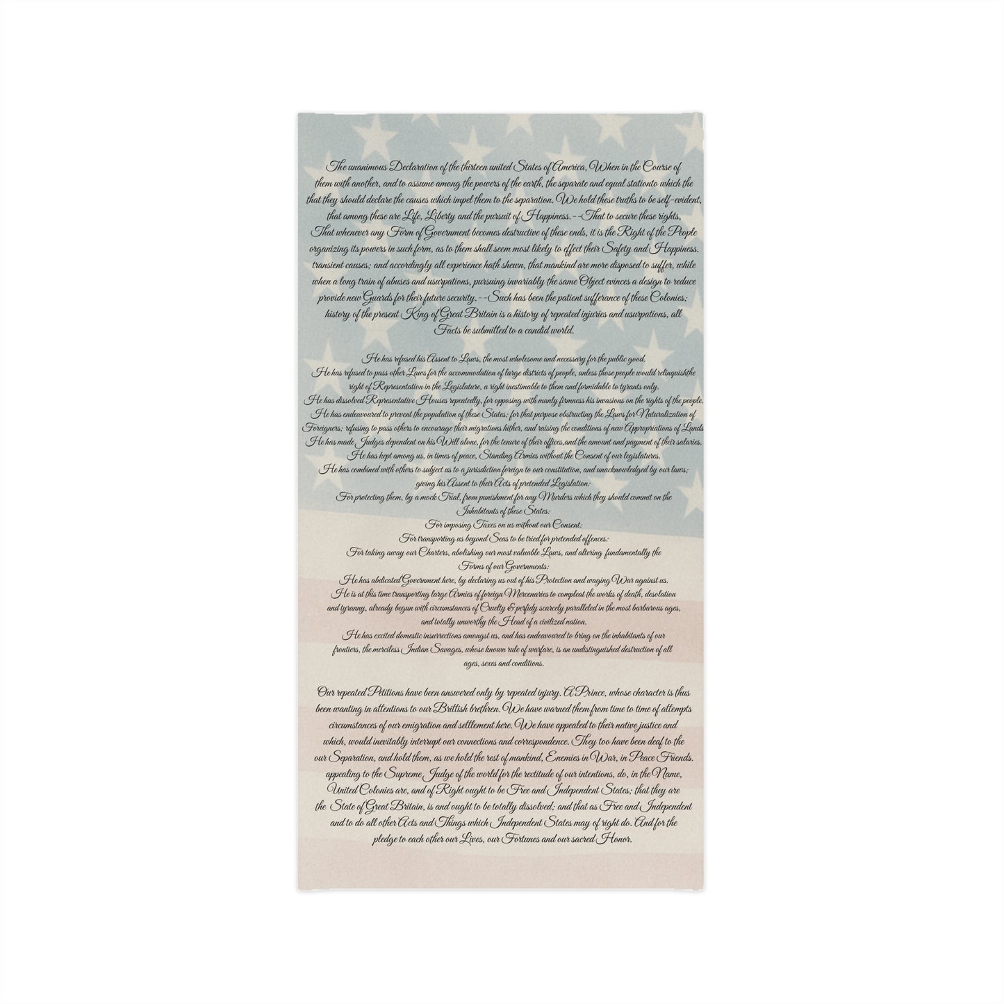 Declaration of Independence - Midweight Neck Gaiter