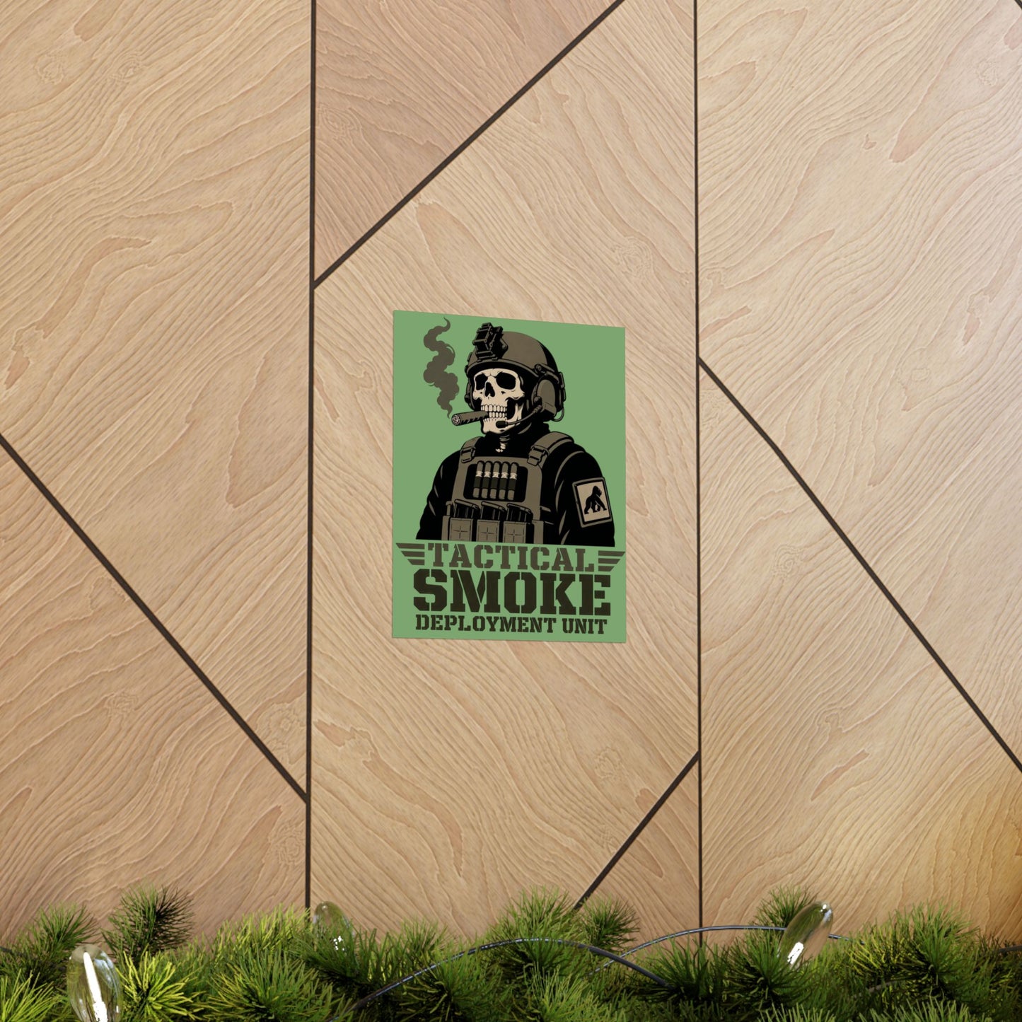 Tactical Smoke - Matte Vertical Posters