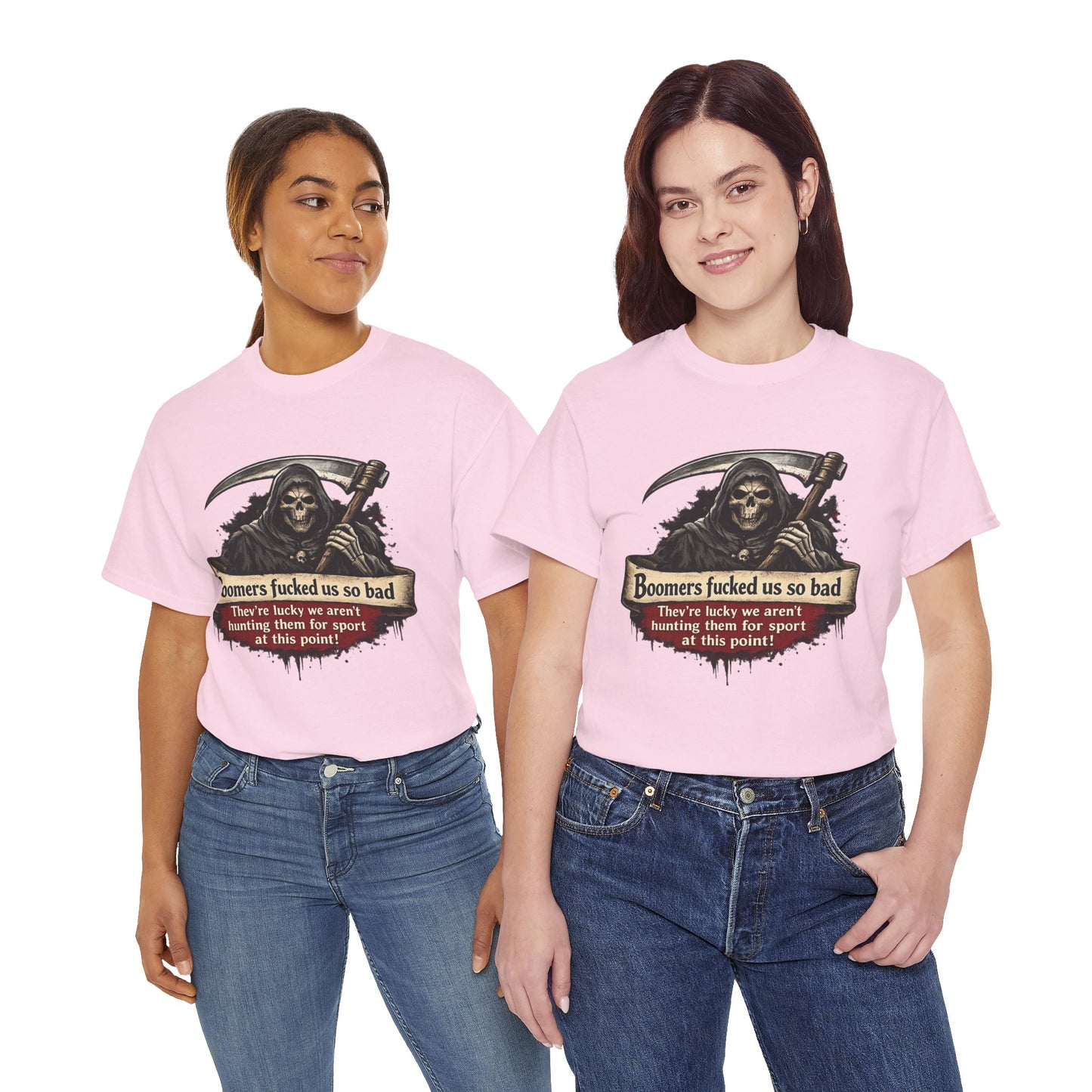Boomers Fucked Us - Unisex Heavy Cotton Tee