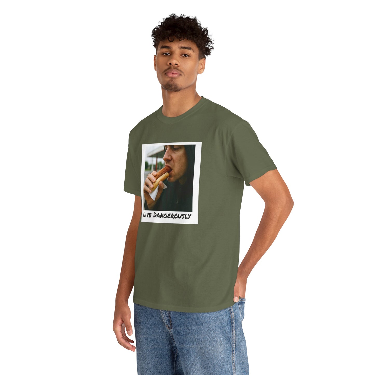Live Dangerously - Unisex Graphic Print T-Shirt