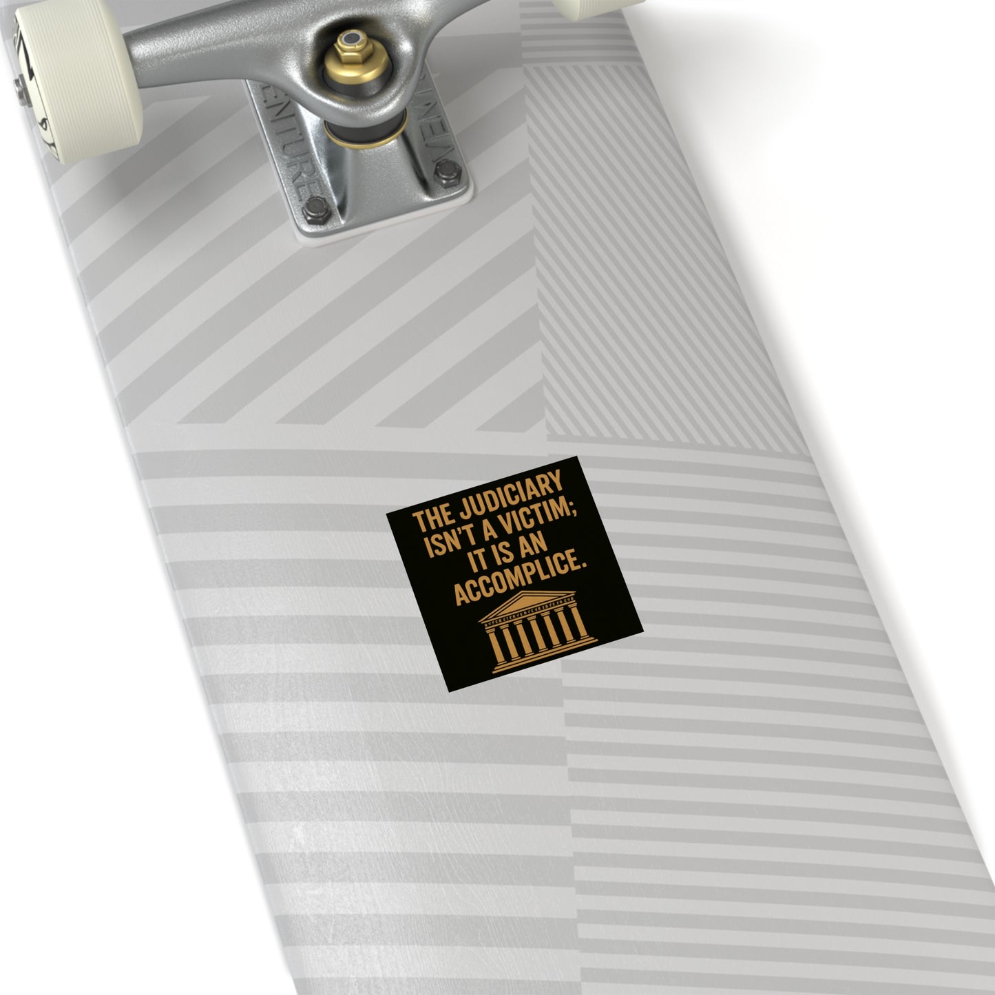 Judiciary Accomplice - Square Sticker