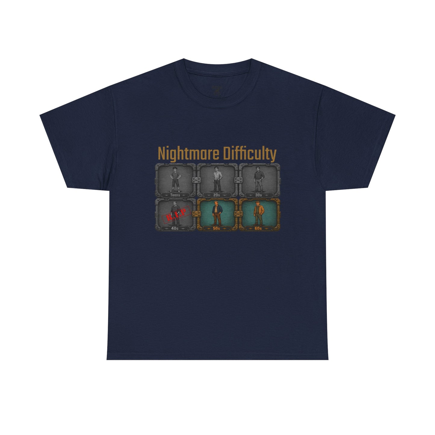 Nightmare Difficulty - Unisex Heavy Cotton Tee
