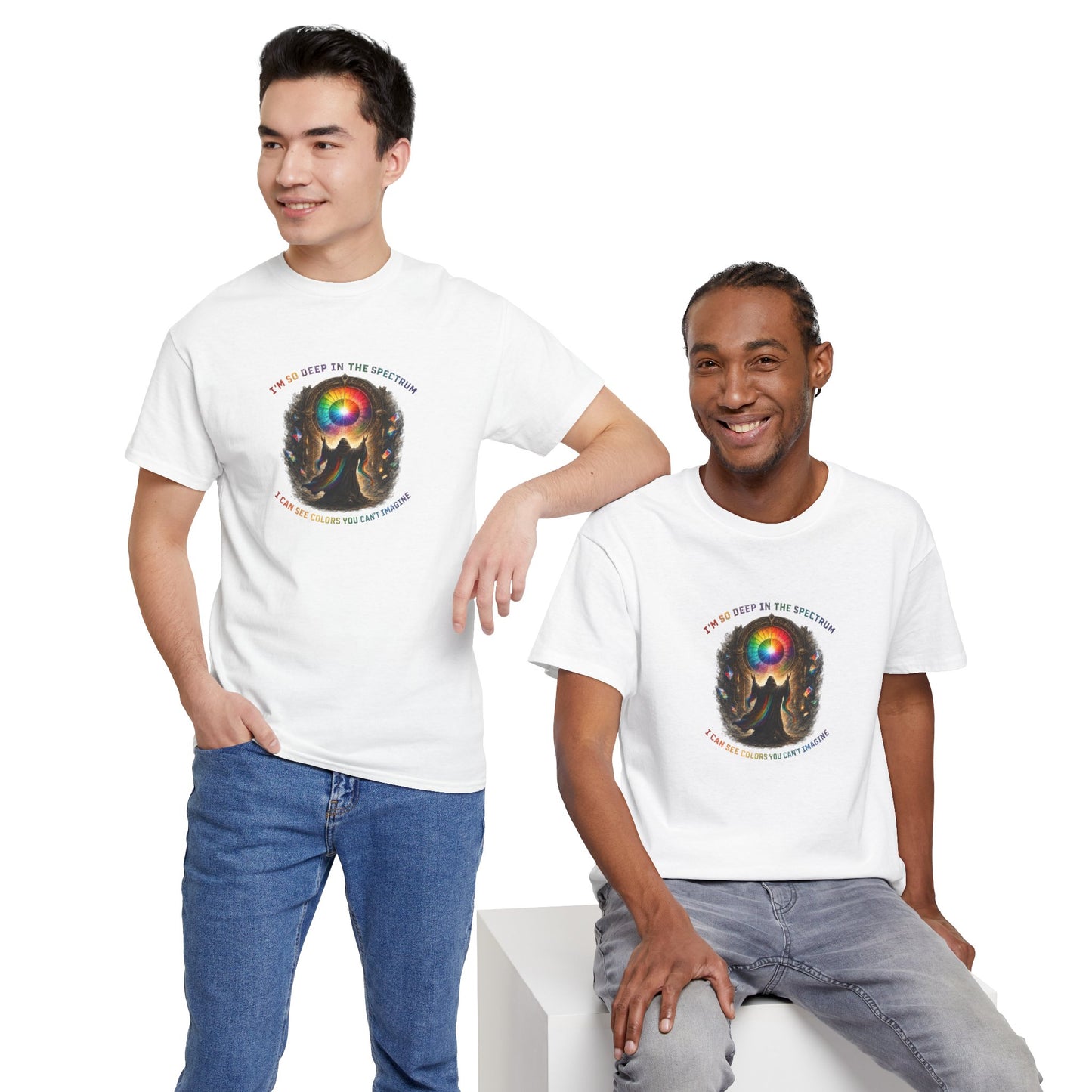 Spectrum Deep - Unisex Heavy Cotton Tee