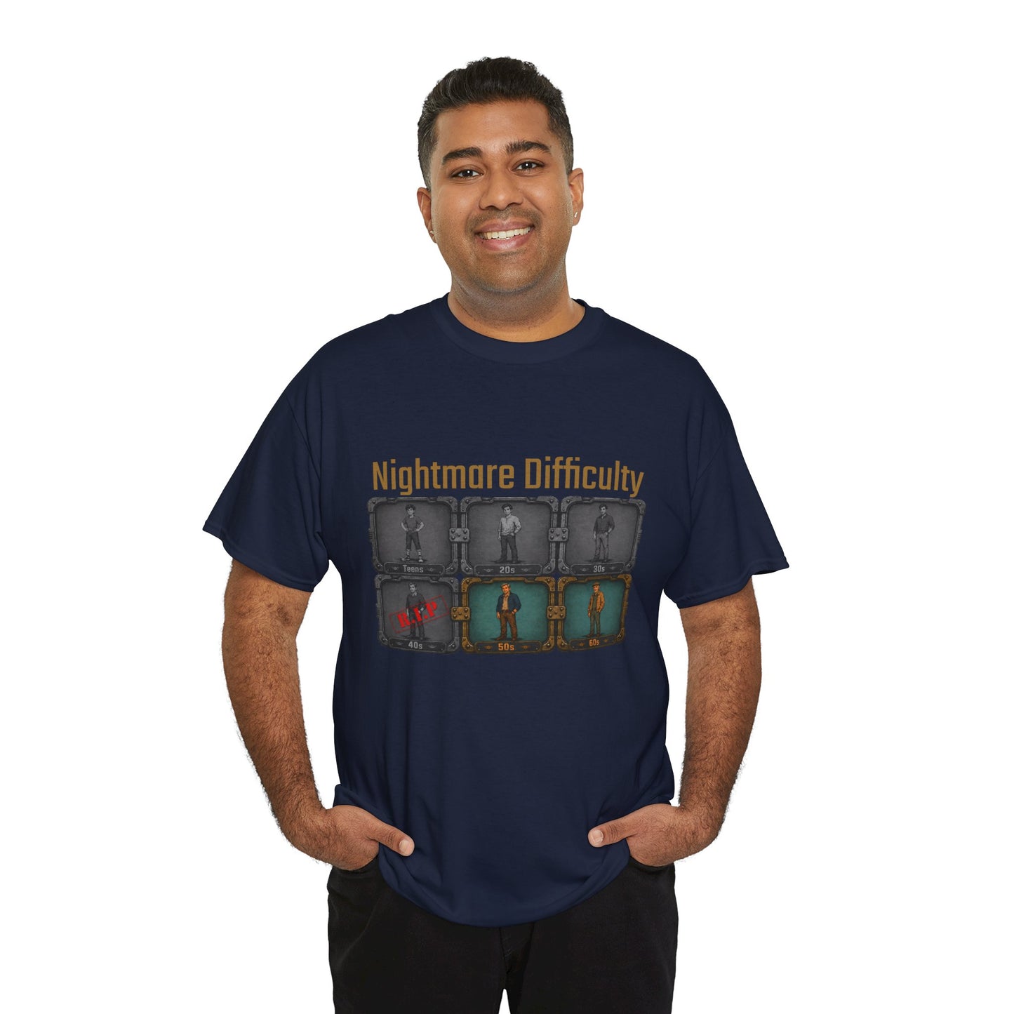 Nightmare Difficulty - Unisex Heavy Cotton Tee