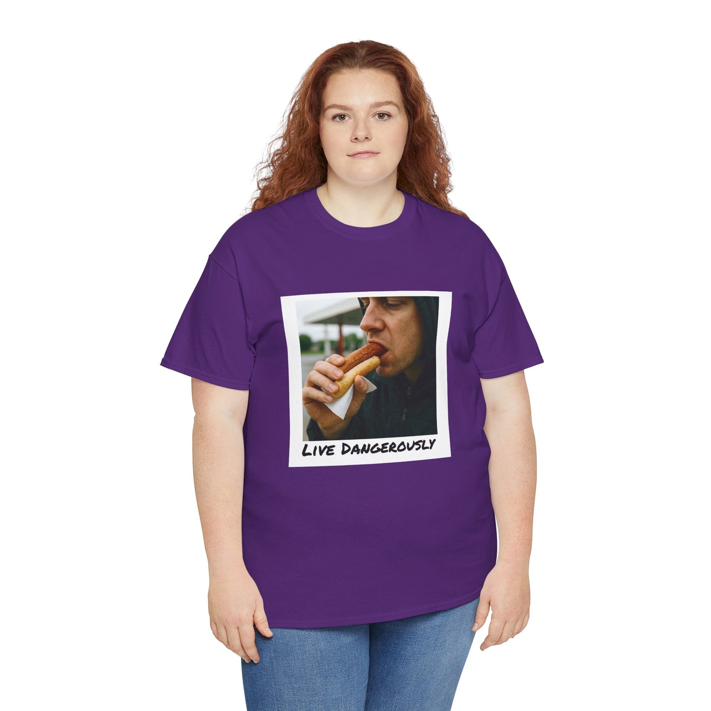 Live Dangerously - Unisex Graphic Print T-Shirt
