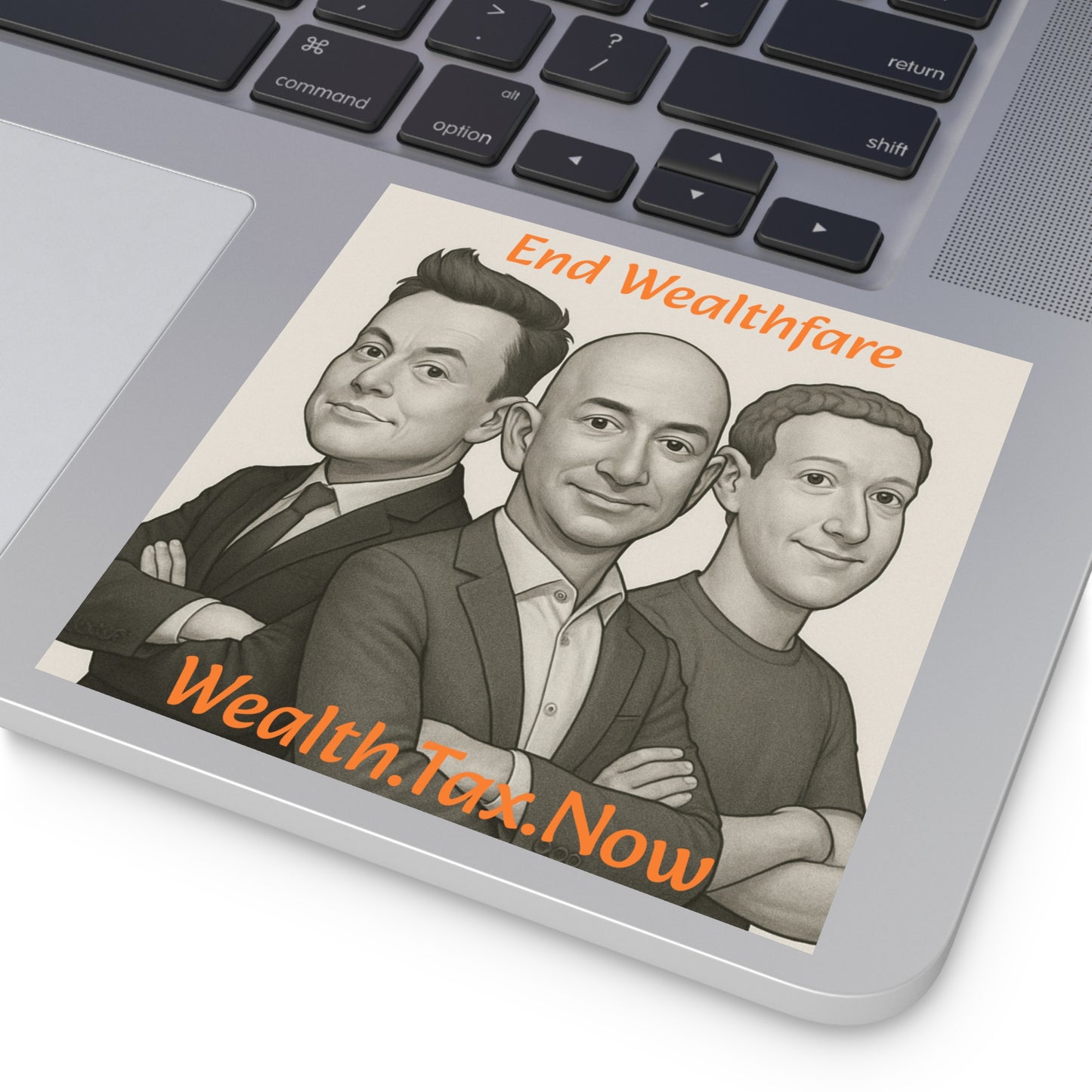 Wealthfare - Square Stickers