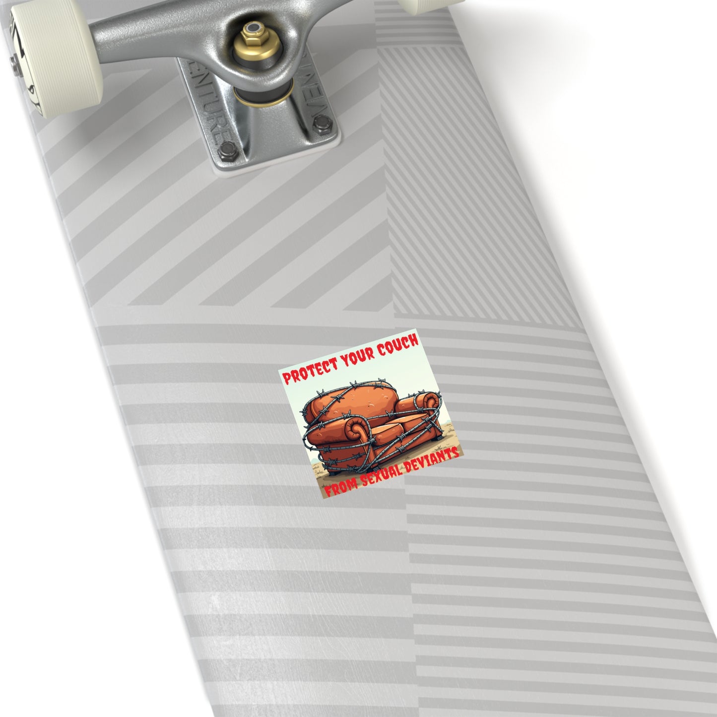 Protect Your Couch - Square Stickers