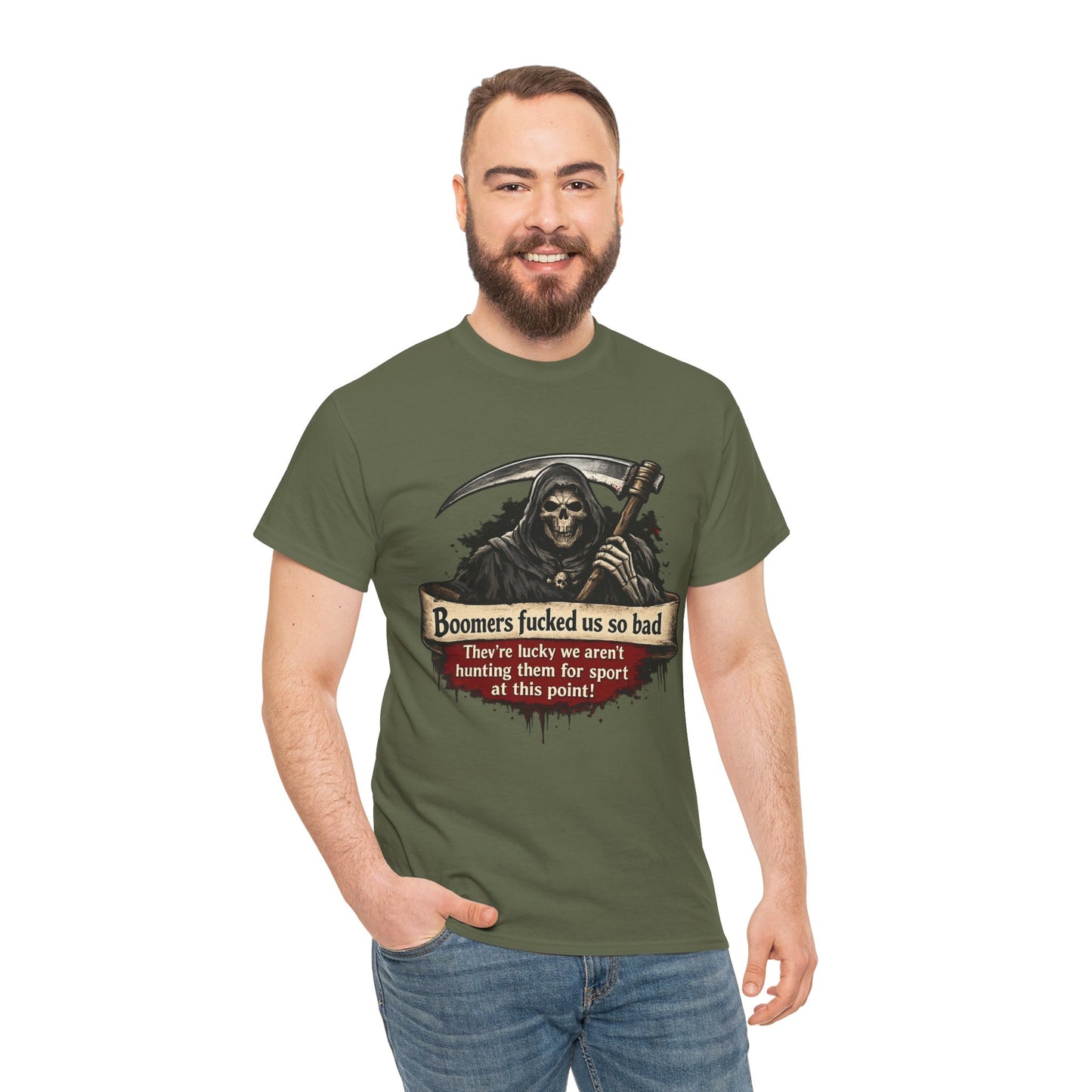 Boomers Fucked Us - Unisex Heavy Cotton Tee