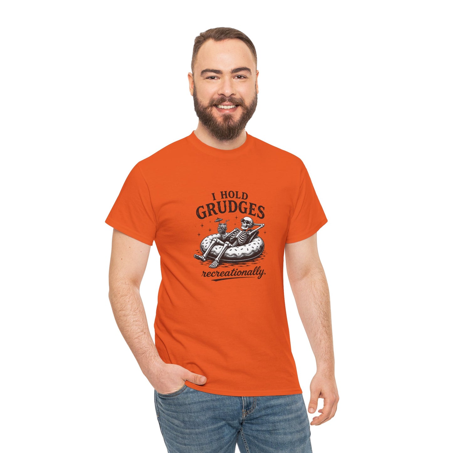 I Hold Grudges - Unisex Heavy Cotton Tee