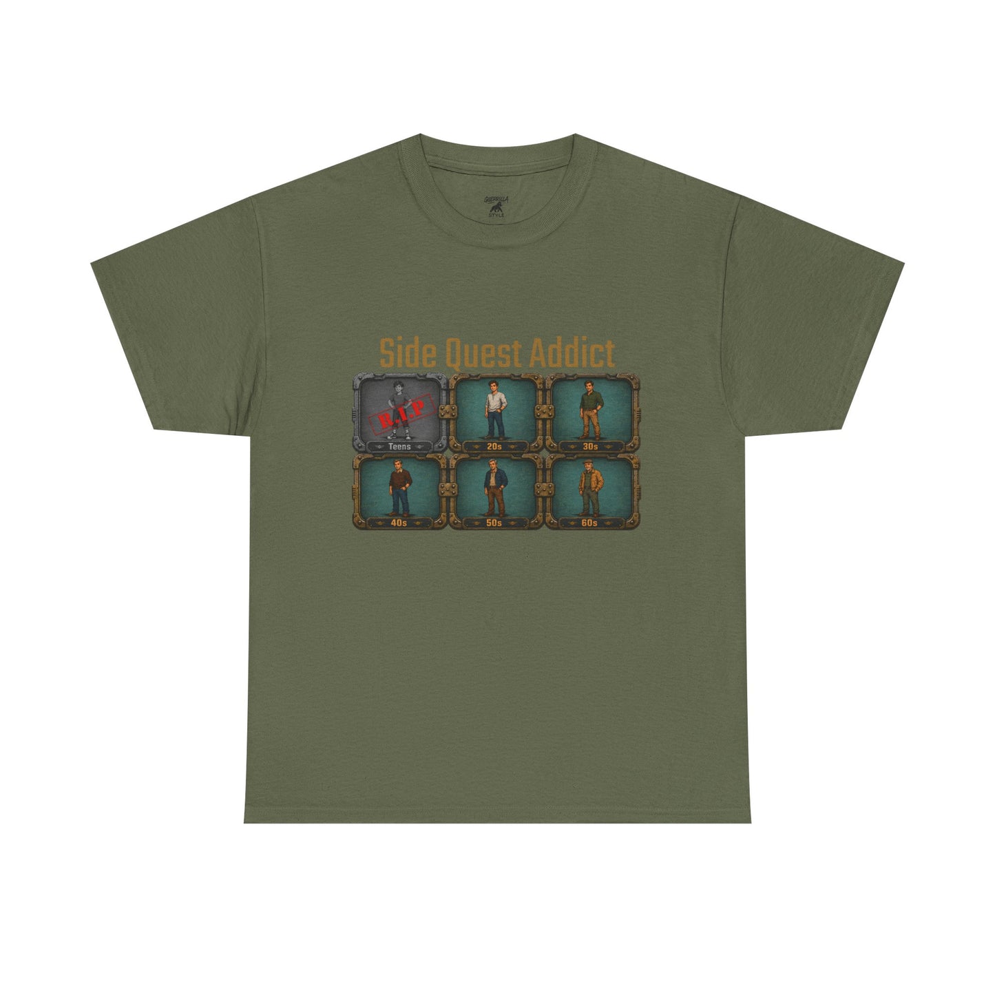 Side Quest Addict - Unisex Heavy Cotton Tee