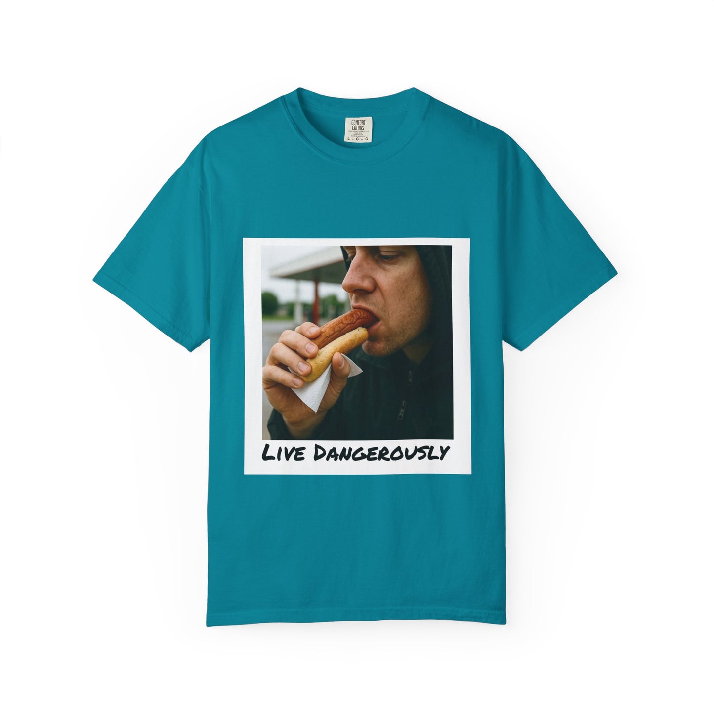 Live Dangerously - Unisex Graphic Print T-Shirt