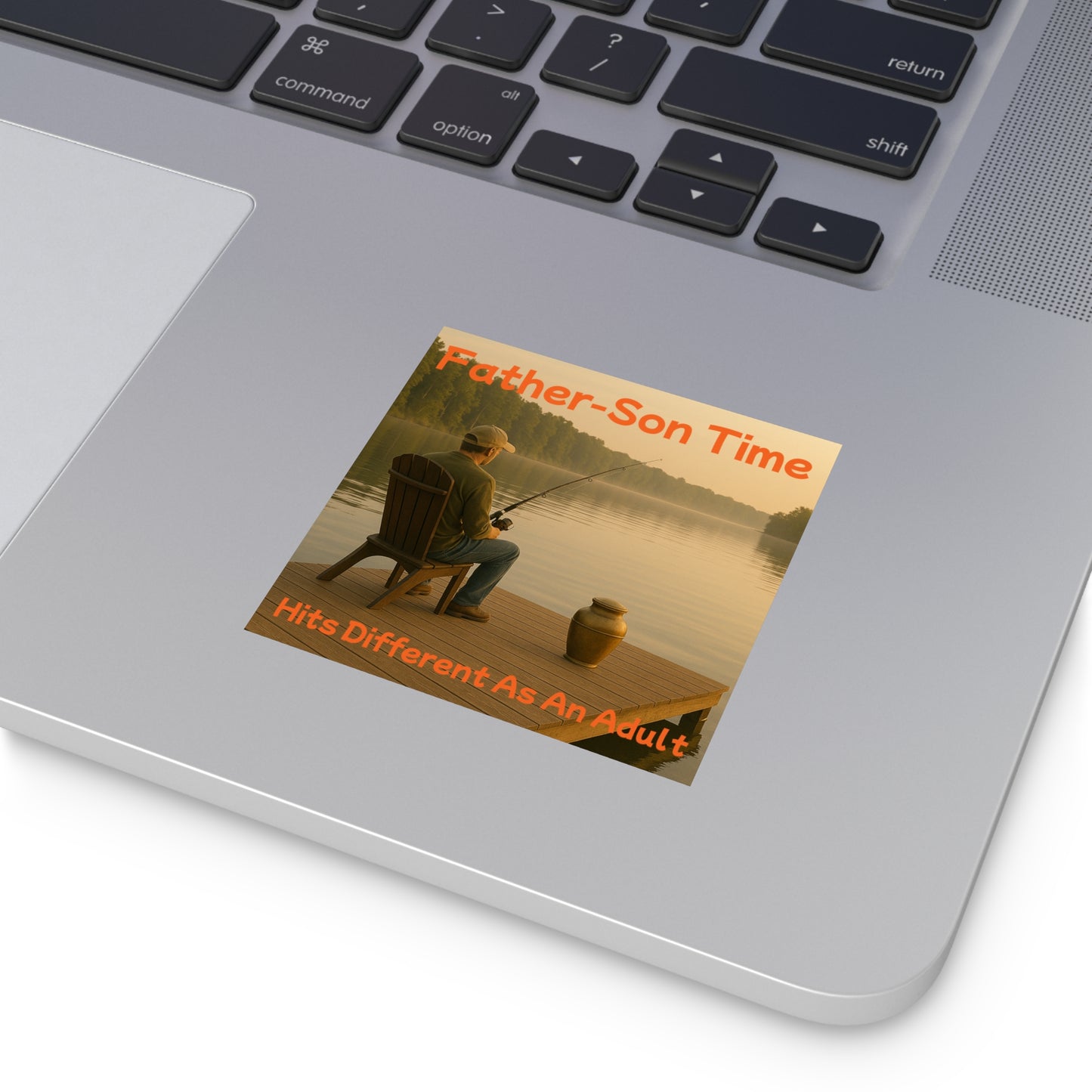 Father-Son Time - Square Sticker
