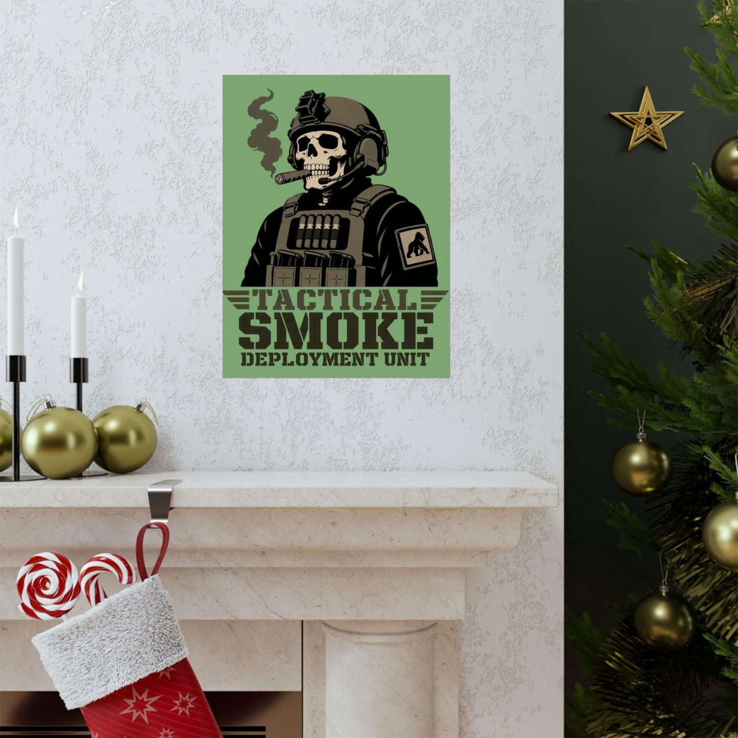 Tactical Smoke - Matte Vertical Posters