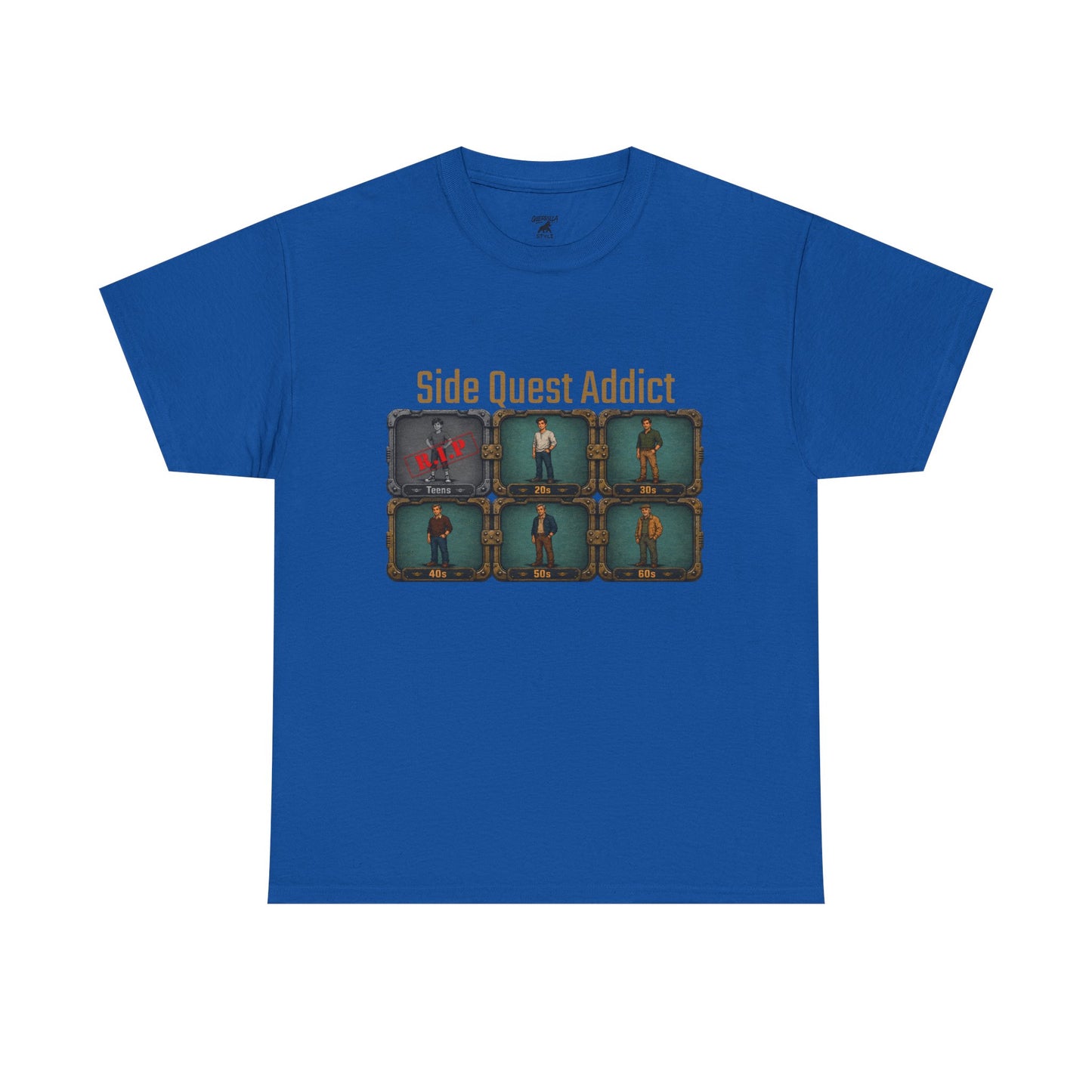 Side Quest Addict - Unisex Heavy Cotton Tee
