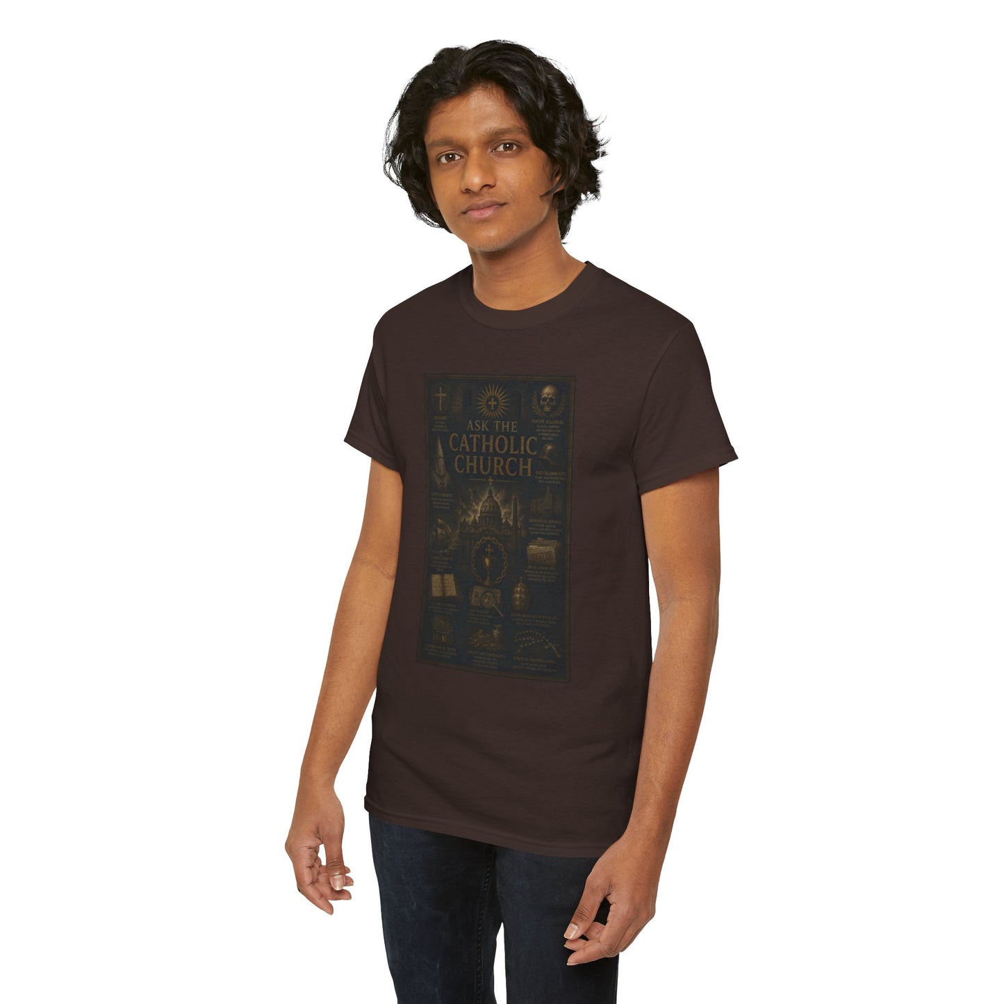 Ask the Church - Unisex Heavy Cotton Tee