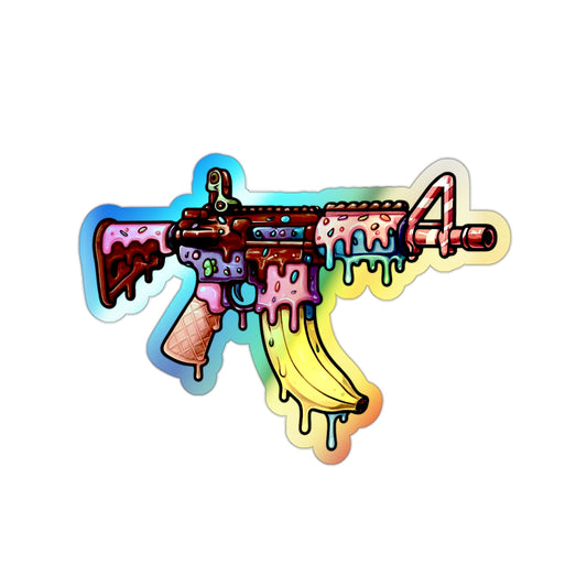 Sweet Treats AR-Sunday - Holographic Die-Cut Sticker