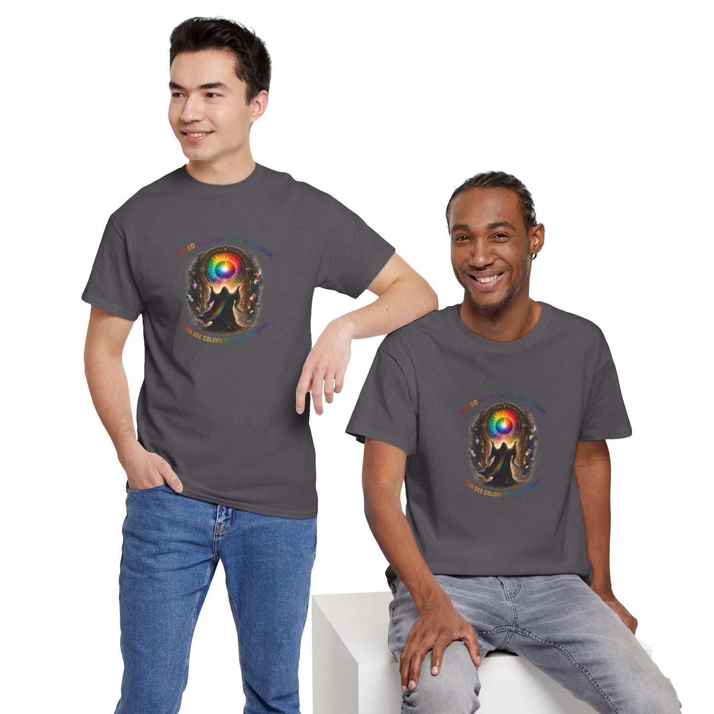 Spectrum Deep - Unisex Heavy Cotton Tee
