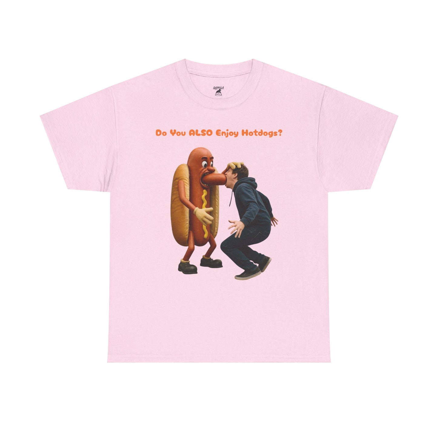 Man Eats Hotdog! - T-Shirt