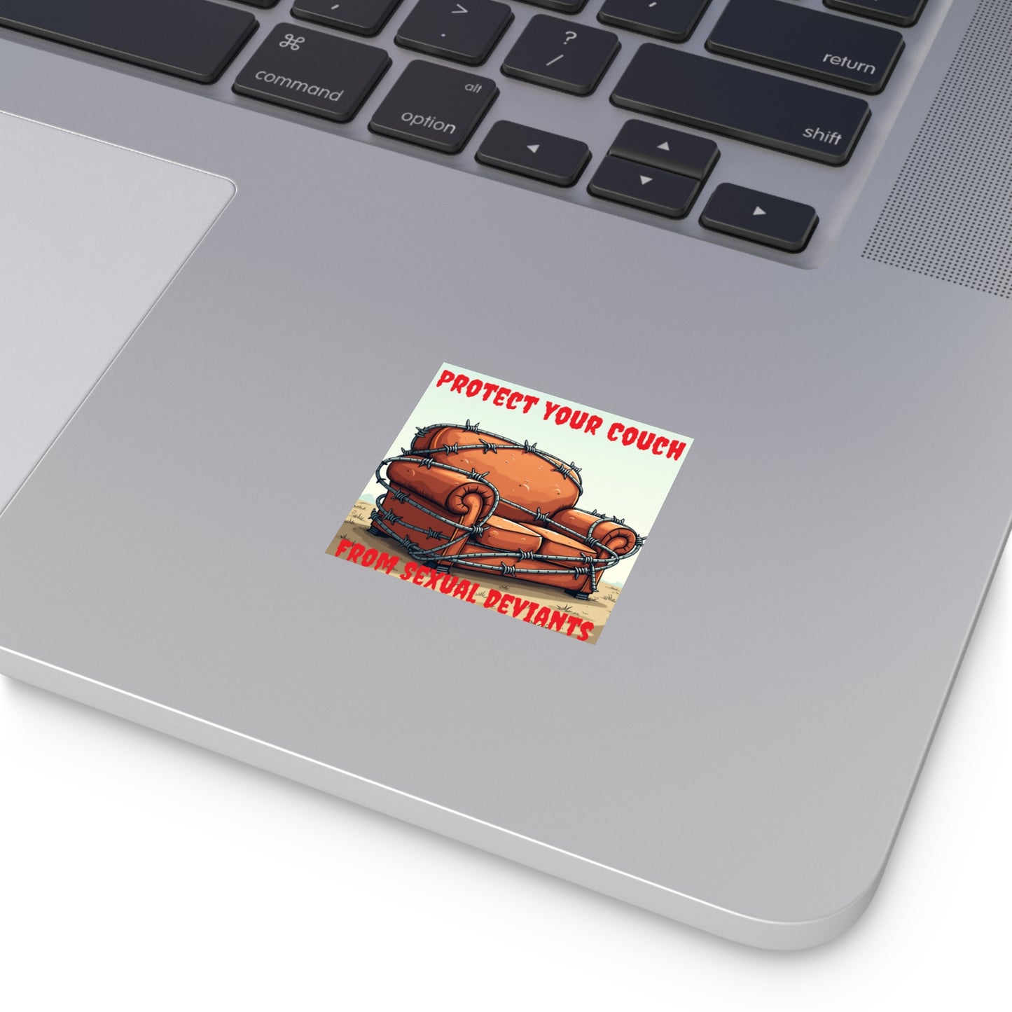 Protect Your Couch - Square Stickers